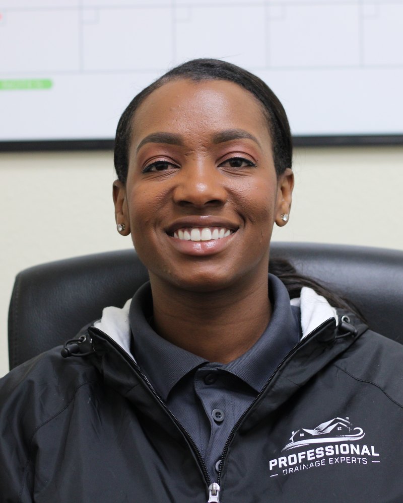 Shanese Wells, owner of Professional Drainage Experts